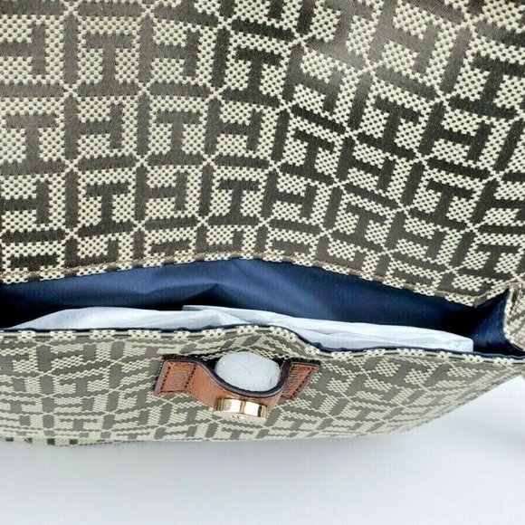 Tommy Hilfiger Brown Large Backpack Jacquard Signa - Picture 5 of 13